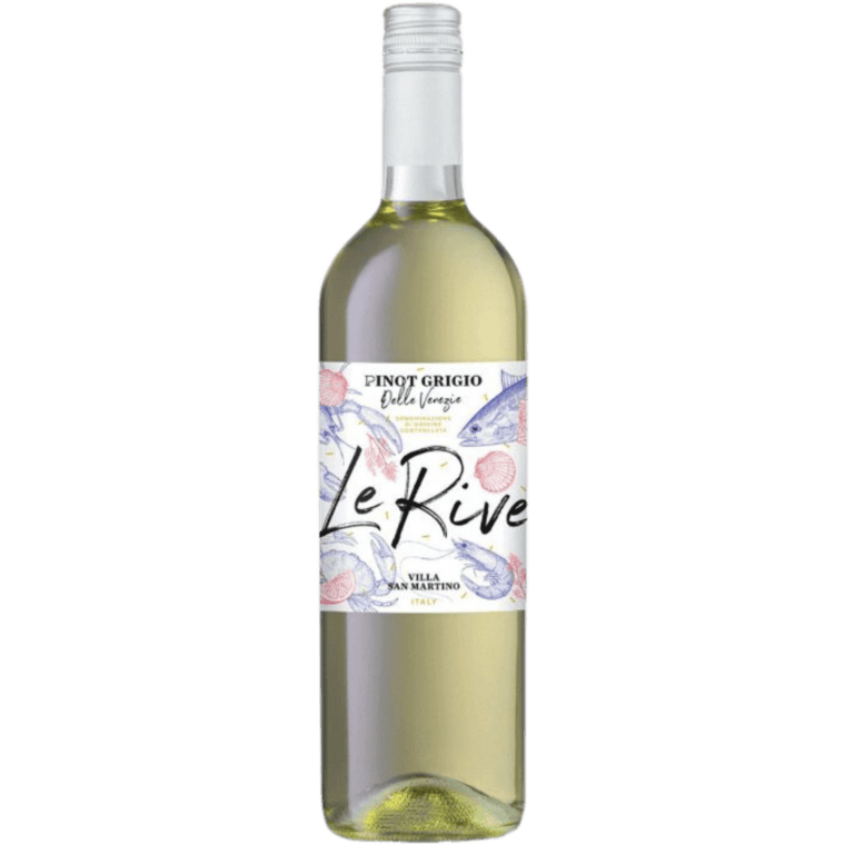 Villa San Martino Le Rive Pinot Grigio, a bottle of white wine
