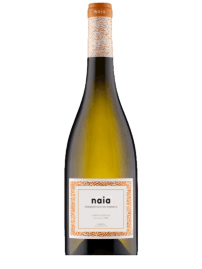 Naia Fermentado en Barrica, volle witte verdejo. Hout gelagerd